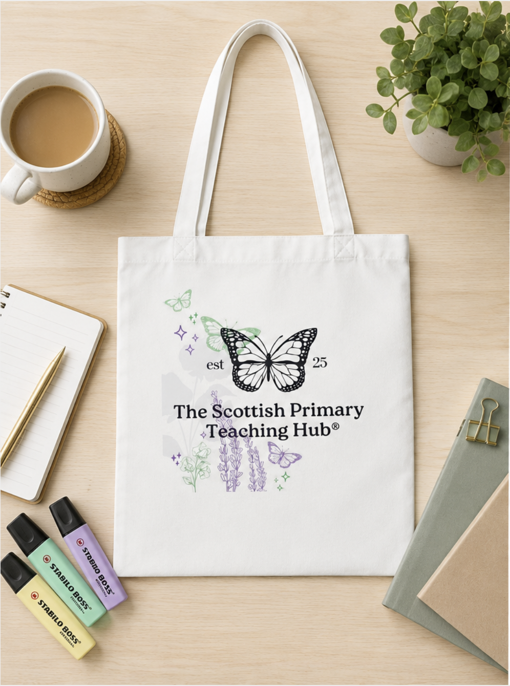 Founding Members - Butterfly and Botanical Tote Bag